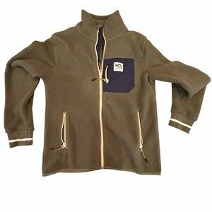Kari Traa Olive Fleece with Navy Accent